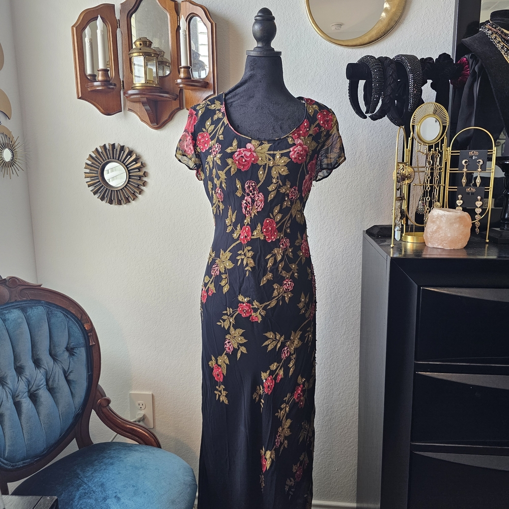 Elegant Floral Maxi Dress